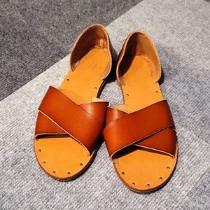 Brown sandals